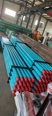 ท่อเจาะบ่อน้ำมันเชื่อมเสียดสี สีน้ำเงินและดำ OD 3 1/2"