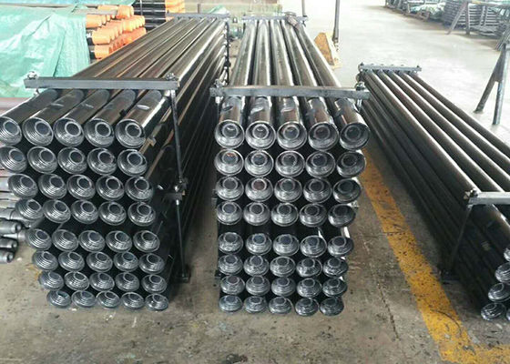 DP219/150 ขนาด สีดํา double wall drill pipe กว้างภายนอก 73 มม