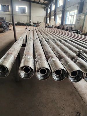 114 มิลลิเมตร กว้าง Joint Double Wall Drill Pipe สแตนเลส 4 1/2 นิ้ว