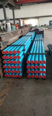 ท่อเจาะบ่อน้ำมันเชื่อมเสียดสี สีน้ำเงินและดำ OD 3 1/2"