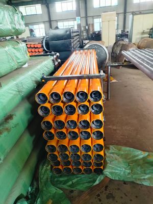 Carbon Steel 8.56mm Drill Pipe Rugged Double Wall Construction 73/76/89mm OD Black/Blue